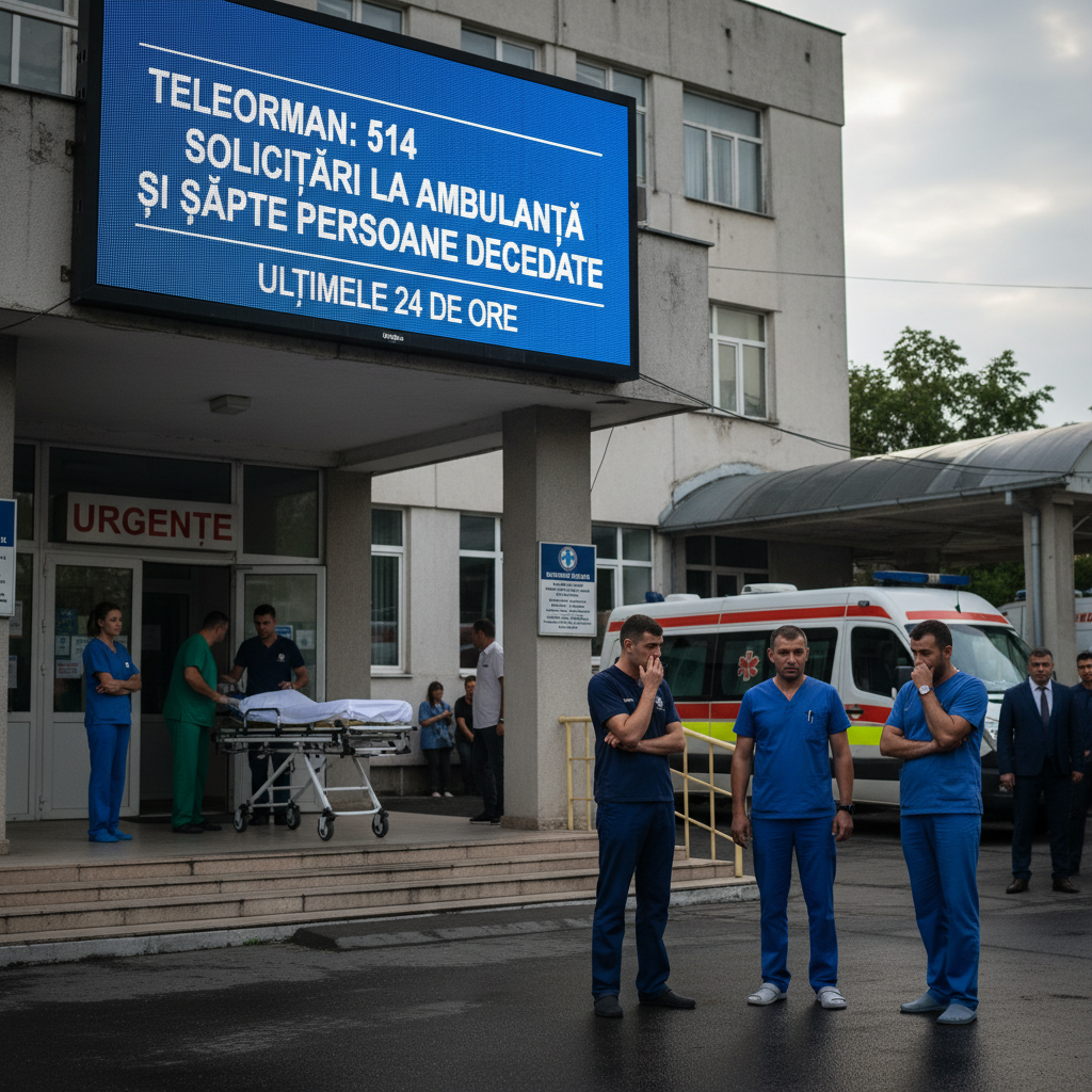 514 apeluri la Ambulanță și 7 decese raportate