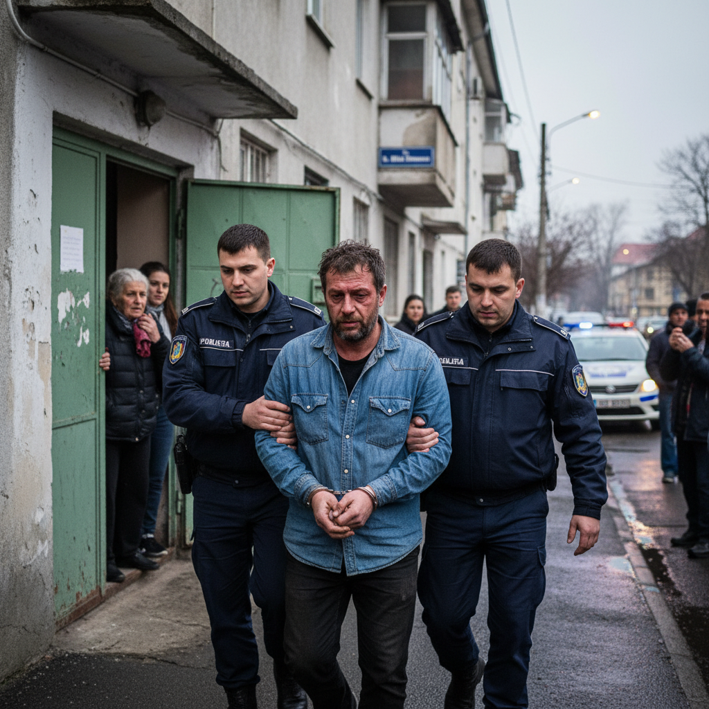Bărbat de 40 de ani arestat după ce și-a agresat soția și soacra în localitate