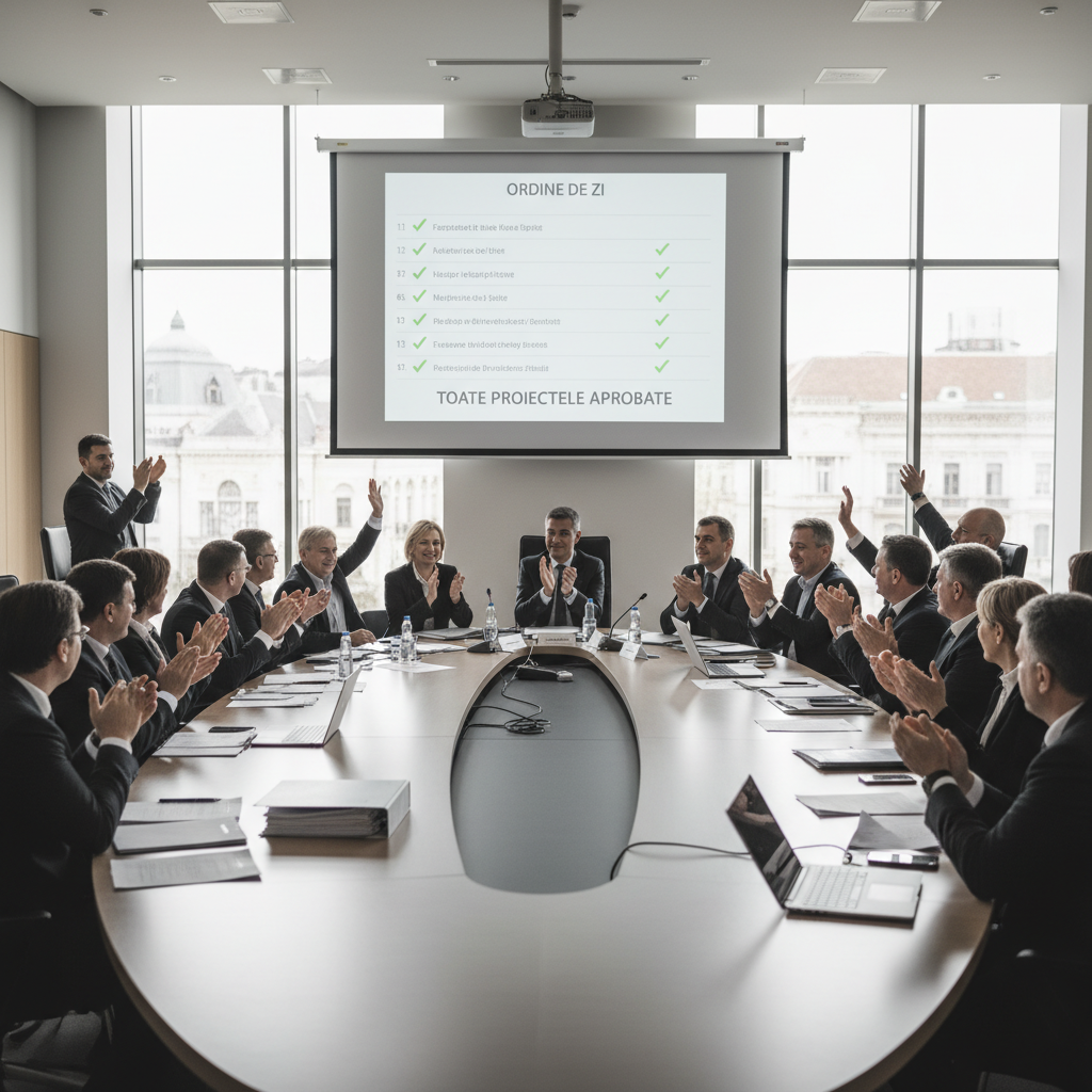 Consiliul Județean Teleorman a aprobat toate cele 17 proiecte de pe ordinea de zi a ședinței